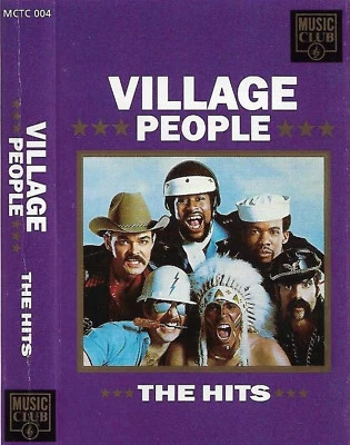 Village People The Hits CASSETTE ALBUM Electronic Disco Foto 1 de 4