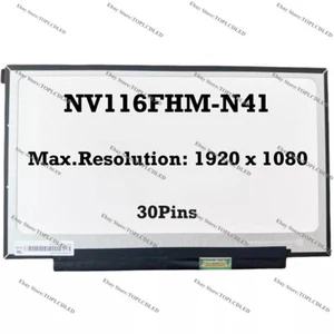 NV116FHM-N41 V3.0 11.6 " IPS 30Pins LED EDP 1920×1080 Laptop LCD Screen - Picture 1 of 1