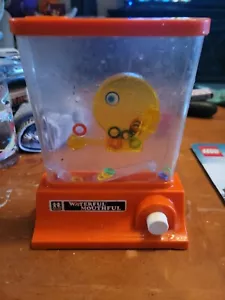 1976 Tomy Waterful Mouthful Toy 1970s Pacman Shape Water Game Vintage - Picture 1 of 3