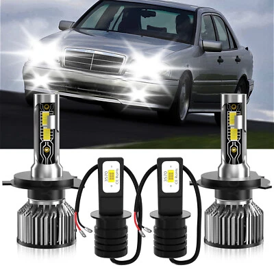For Mercedes-Benz C36 AMG 1995-1996 Front LED Headlight High/Low Fog Light Bulb - Image 1 of 4