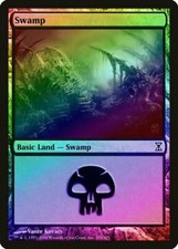 Swamp (291) FOIL Time Spiral PLD Basic Land MAGIC THE GATHERING CARD ABUGames