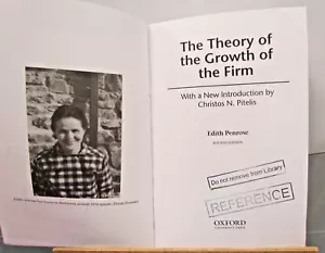 Theory of the Growth of the Firm, Paperback by Penrose, Edith; Pitelis, Chris... - Imagen 1 de 8