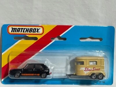 1983 Matchbox Superfast TP-114 VW Golf & Horse Trailer, 1/64, NIB - Image 1 of 4