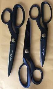 3-PCs Set 8" 10" 9" Steel Heavy Duty Upholstery Carpet Shears Tailor Scissors - Picture 1 of 1