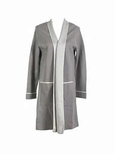 BNWOT Centigrade Grey Knitted Coatigan Size L Large Lagenlook Longline Autumn - Picture 1 of 4