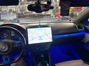 Cartablet 13" Touch Android Compatibile VW Volkswagen Passat B7 CARPLAY GPS WIFI - Foto 1 di 2