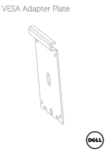 Lot de 10X VESA Adapter Plate for DELL E-series Monitors - état neuf - - Photo 1/5