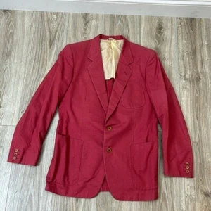 Vintage 1970 Saint Laurent pink blazer size Large women - Picture 1 of 13