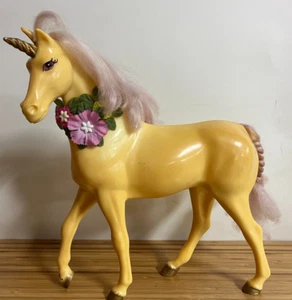Unicorno Arcobaleno Principessa Fiori Creata Vintage - Foto 1 di 4