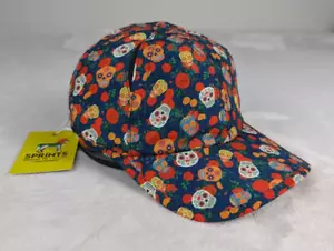Sprints Sweat in Color Running Hat Black Day of the Dead Print Unisex NWT - Picture 1 of 9