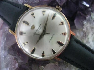 Reloj Pulsera Automático Jules Jurgensen Vintage Oro Amarillo Sólido 18k - Imagen 1 de 9
