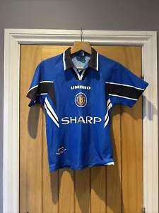 Manchester United Shirt Third Shirt 1996-1998 Youth 12/13 Years Old - Picture 1 of 2
