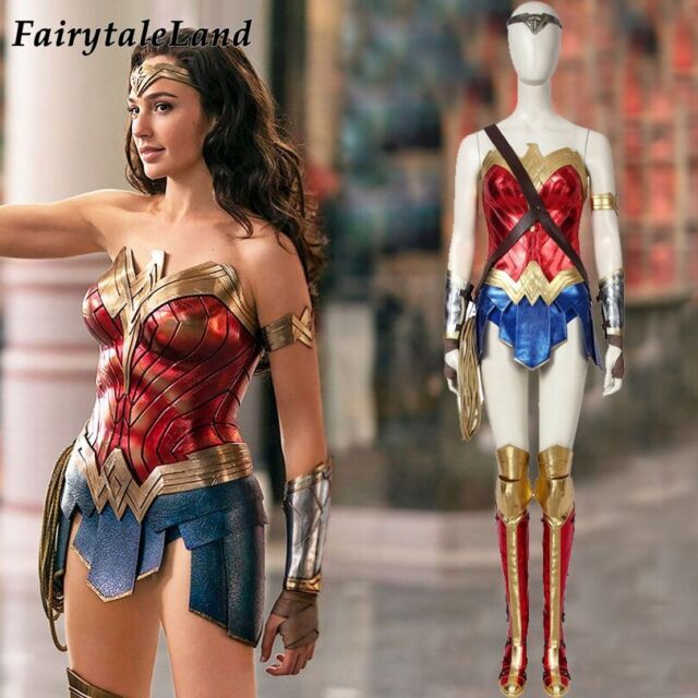 Wonder Woman Cosplay Costume Made From EVA and Leather