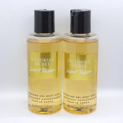 Victoria Secret 2 Pack Refreshing Coconut Passion Gel Body Wash TRAVEL SIZE 3 OZ - Image 1 of 2