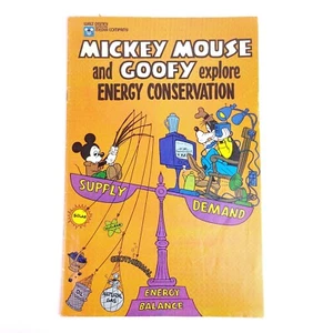 Mickey Mouse and Goofy Explore Energy Conservation - Disney Comics 1978 - Foto 1 di 5