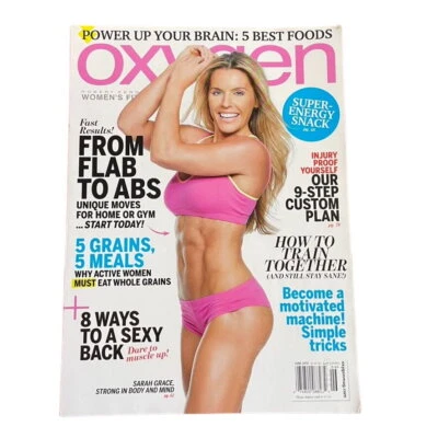 Oxygen Fitness Magazine u June 2014 Elisabetta Rogiani Cover Vol 17 Is 6 No 176 Foto 1 de 4
