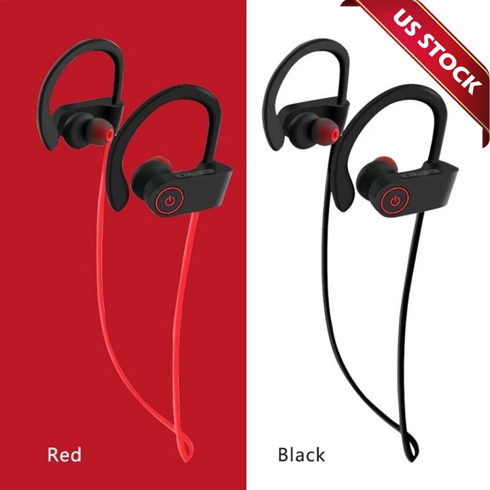 Waterproof Bluetooth 5.0 Earbuds Stereo Sport Wireless Headphones in Ear Headset - Image 1 of 4