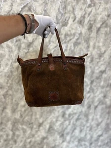 Seltene Campomaggi braune Leder Umhängetasche kleine Tasche Handtasche Marken Made in Italy - Bild 1 von 19