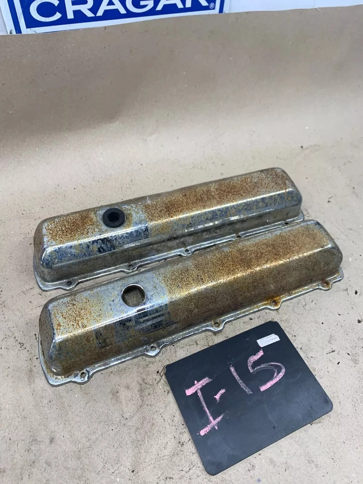 1967 68 69 70 71 Oldsmobile V8 Cutlass Supreme 330 350 400 403 cubiertas de válvula SBO Foto 1 de 4