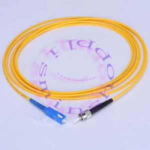 10 Pcs 3 Meter SC UPC to ST UPC SM Single Mode 9/125 Fiber Patch Cord Simplex - Afbeelding 1 van 1