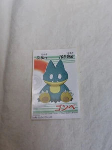 Damaged Munchla 2005 Seven Eleven Rice Ball Mini Sticker Japanese Pokemon 14388 - Picture 1 of 8