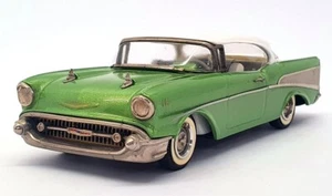 Western Models 1/43 Scale WMS44 - 1957 Chevrolet Bel Air - Met Green/White - Picture 1 of 5
