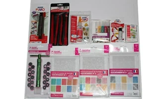 Outils et accessoires (vernis, spatule,cutter, etc... ) pour pâte fimo, polymère - Picture 1 of 14