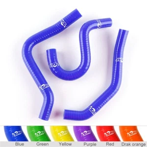 For HONDA CR80R 98-02/CR85R EXPERT 03-07 SILICONE RADIATOR COOLANT HOSE KIT Blue - Picture 1 of 8