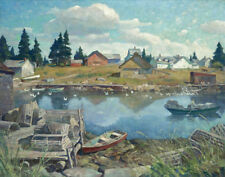 Newell Convers Wyeth Port Clyde Maine Canvas Print 16 x 20