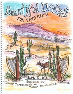 Beautiful Dreams for Twin Harps Songbook 2020 Sharon Thormahlen Anna T Jenkins - Image 1 of 4