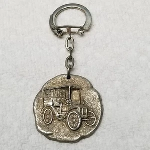 Französisches Restaurant Schlüsselanhänger 70er Jahre Retro Automobil Design Metall Vintage - Bild 1 von 6