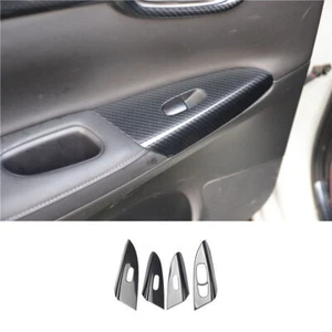 For Nissan Sentra 2013-19 Carbon Fiber Window Lock Lift Switch Button Panel Trim - Bild 1 von 8