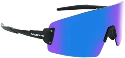 Gafas de sol OPTIC NERVE FixieBLAST - negro mate, lente ahumada con espejo azul Foto 1 de 3