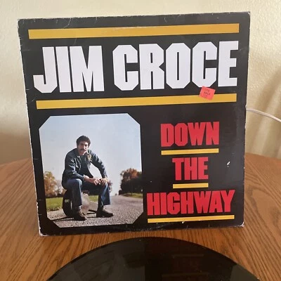 Jim Croce Down The Highway UK pressing 12'' vinyl Lp 1986 RARE ROCK FOLK - Image 1 of 4