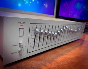ROTEL RE-860 ๐RaRe๐ Silver Vintage Stereo Graphic Equalizer - Picture 1 of 6