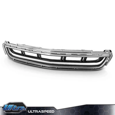 Parrilla inferior del parachoques delantero apto para Cadillac XTS 2013-2017 con moldura cromada Foto 1 de 4