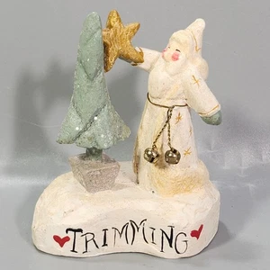 House of Hatten Santa Trimming Xmas Tree Figurine Ornament Denise Calla 1998 VTG - Picture 1 of 10