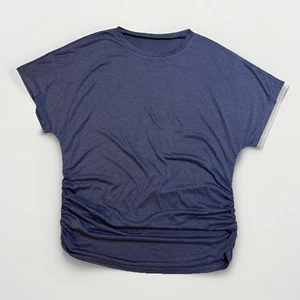 Blusa Shein Curve para mujer azul marino talla 2XL manga corta dolman cuello redondo - Imagen 1 de 7