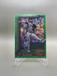 2025 Topps Chrome MLB - Green Wave /99 - #48 Eugenio Suarez - AZ Diamondbacks - Imagen 1 de 2