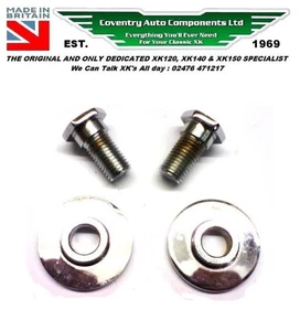 Jaguar XK120 & XK140 OTS Roadster, Motorhaubenschwenkschraube & Scheibe Set 4-teilig - Bild 1 von 5