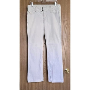 Vintage Y2K Abercrombie & Fitch Cord Bootcut Schlaghose hellbeige Gr. 4 - Bild 1 von 10