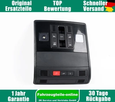 Plafonnier Lampe Centre Avant Noir Satiné Seat Ibiza V Fr KJ1 2GA947105AF - Photo 1/4