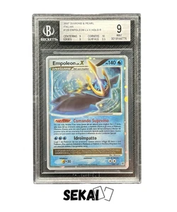 POKEMOM BGS 9 EMPOLEON LIV.X 120/130 DIAMANTE E PERLA ITA MINT - POP 1 - Imagen 1 de 3