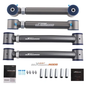 Front Lower + Rear Upper Adjustable Control Arms for 93-98Jeep Grand Cherokee ZJ - Picture 1 of 14