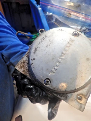 Capa de estator Honda SL100 1971 - Imagem 1 de 4