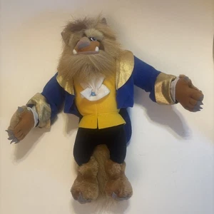 Beauty And The Beast 1992 Disney Mattel Plush 15” Beast Stuffed Plush Nice - Picture 1 of 9