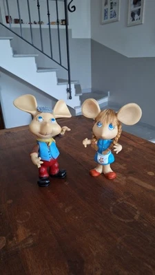 Pupazzo Gomma Topo Gigio Italocremona vintage NO Ledra rubbertoys - Immagine 1 di 4