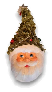 Katherine's Collection Santa con sombrero de árbol máscara de pared colgante 26” NUEVO 28-928537 - Imagen 1 de 4