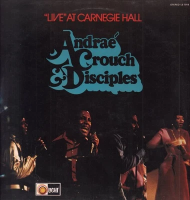 Andrae Crouch and the Disciples Live At the Carnegie Hall LP vinyl UK Light 1974 - Image 1 of 3