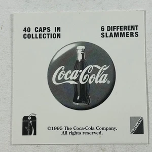 Coca Cola POG Instructions - Coke Caps 1995 POGs Collect-a-Card Advertising - Picture 1 of 3